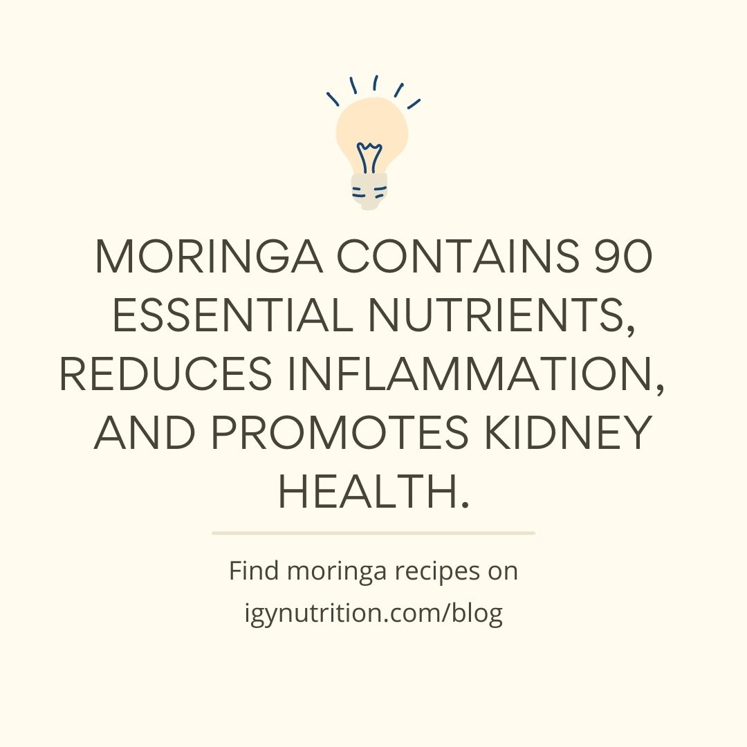 moringa recipes and information. moringa contains 90 essential nutrients, reduces inflammation, and promotes kidney health