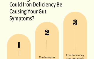 chart explaining iron deficiency